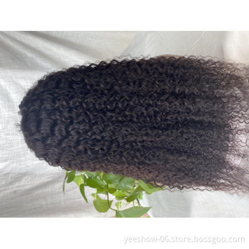 Factory price top quality luxury 10a grade 100% virgin human hair wigs vendors kinky curly brazilian hair wig